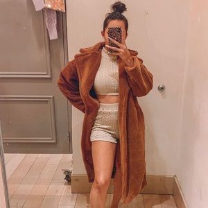 Cream Knit 2 Piece Set from Fashion Nova